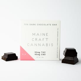 180 mg RSO Dark Chocolate Bar - 1:1 THC:CBD
