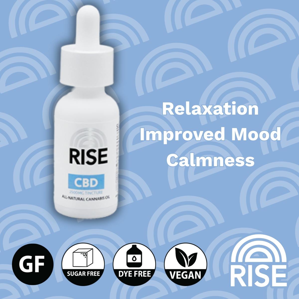 RISE CBD Tincture – 2500MG at The Hive at BDT