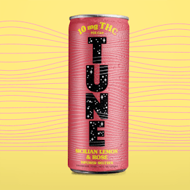 Sicilian Lemon & Rose | 10mg Infused Seltzer | Single Can