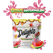 Delights Citrus Watermelon Rosin Gummies
