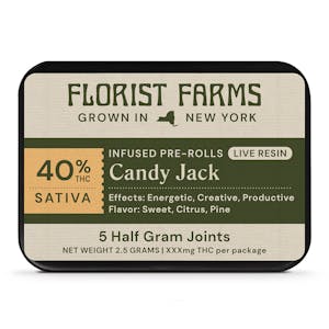 FLORIST FARMS - FLORIST FARMS | Candy Jack | Live Resin Infused | .5G 5pk