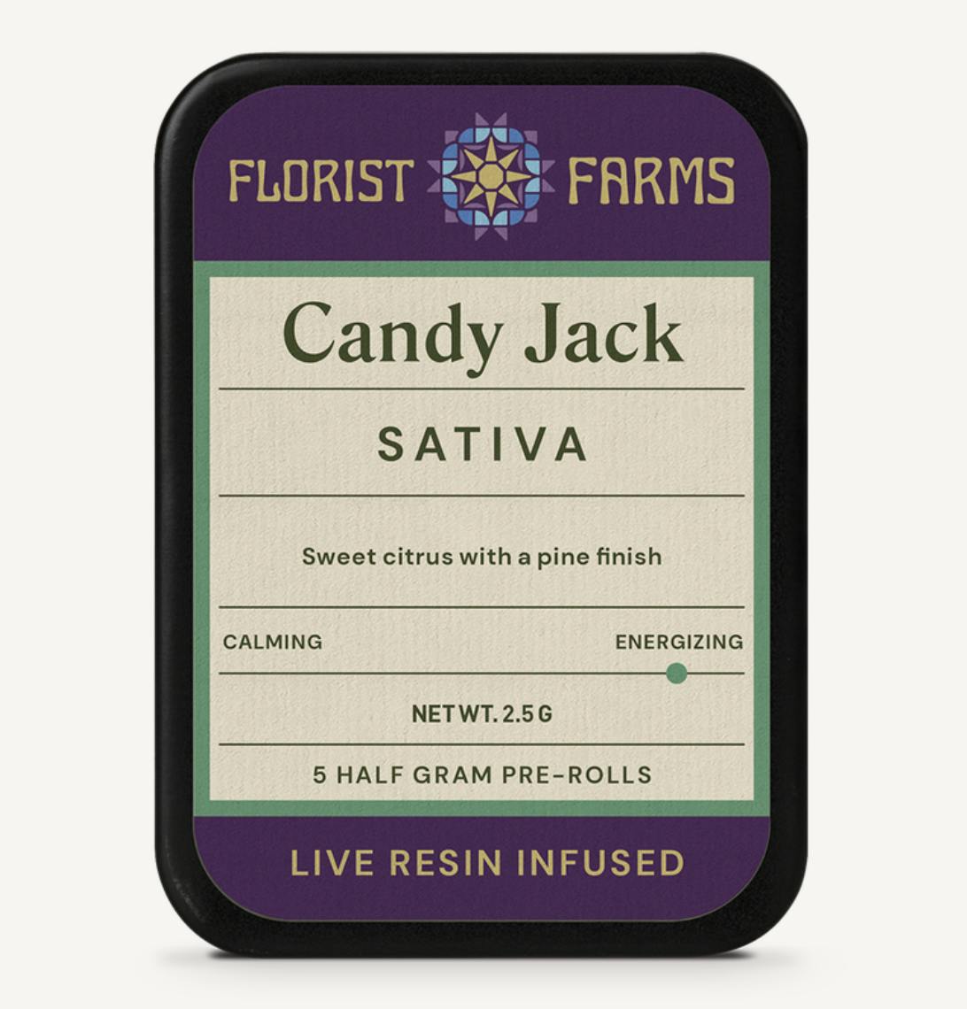 Florist Farms | Candy Jack | Live Resin Infused Minis | 0.5g each | 5pk
