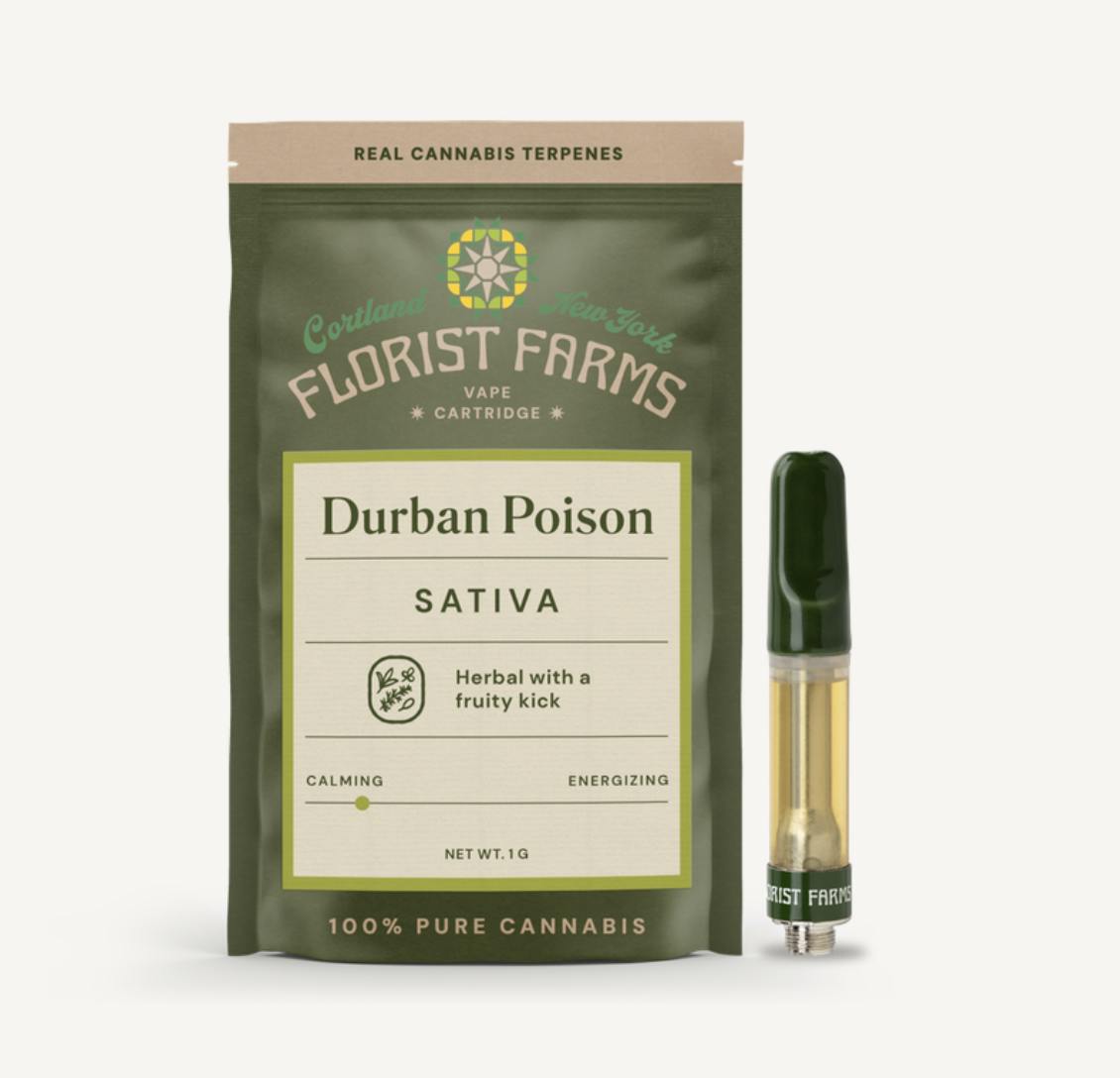 Florist Farms | Durban Poison | Cartridge | 1g at Culture Canna Co.
