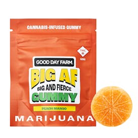 GDF: Big AF Gummies | Peach Mango | 1pk | 100mg
