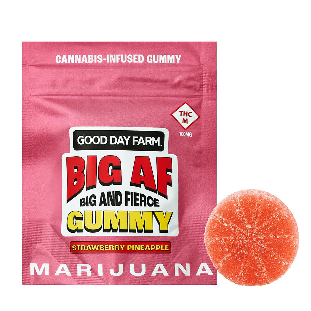 GDF: Big AF Gummies | Strawberry Pineapple | 1pk | 100mg