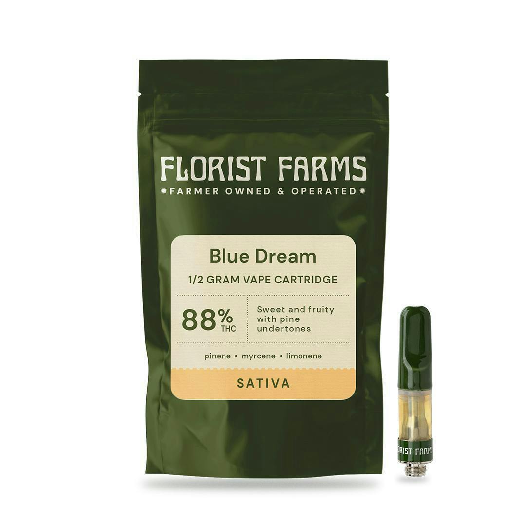 Florist Farms | Blue Dream | Cartridge | 0.5g by Florist Farms