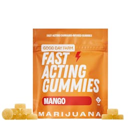 GDF: Fast-Acting Gummies | Mango | 100mg | 10pk