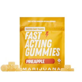 GDF: Fast-Acting Gummies | Pineapple | 100mg | 10pk