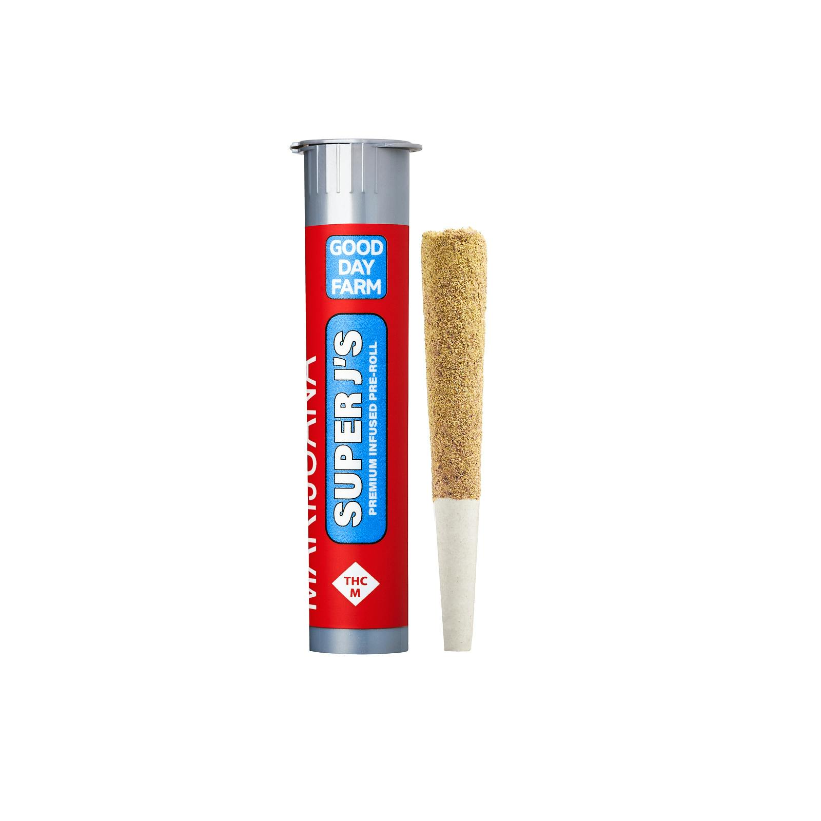 GDF: Infused Pre-Roll | Blueberry Headband | Super J's | 1g