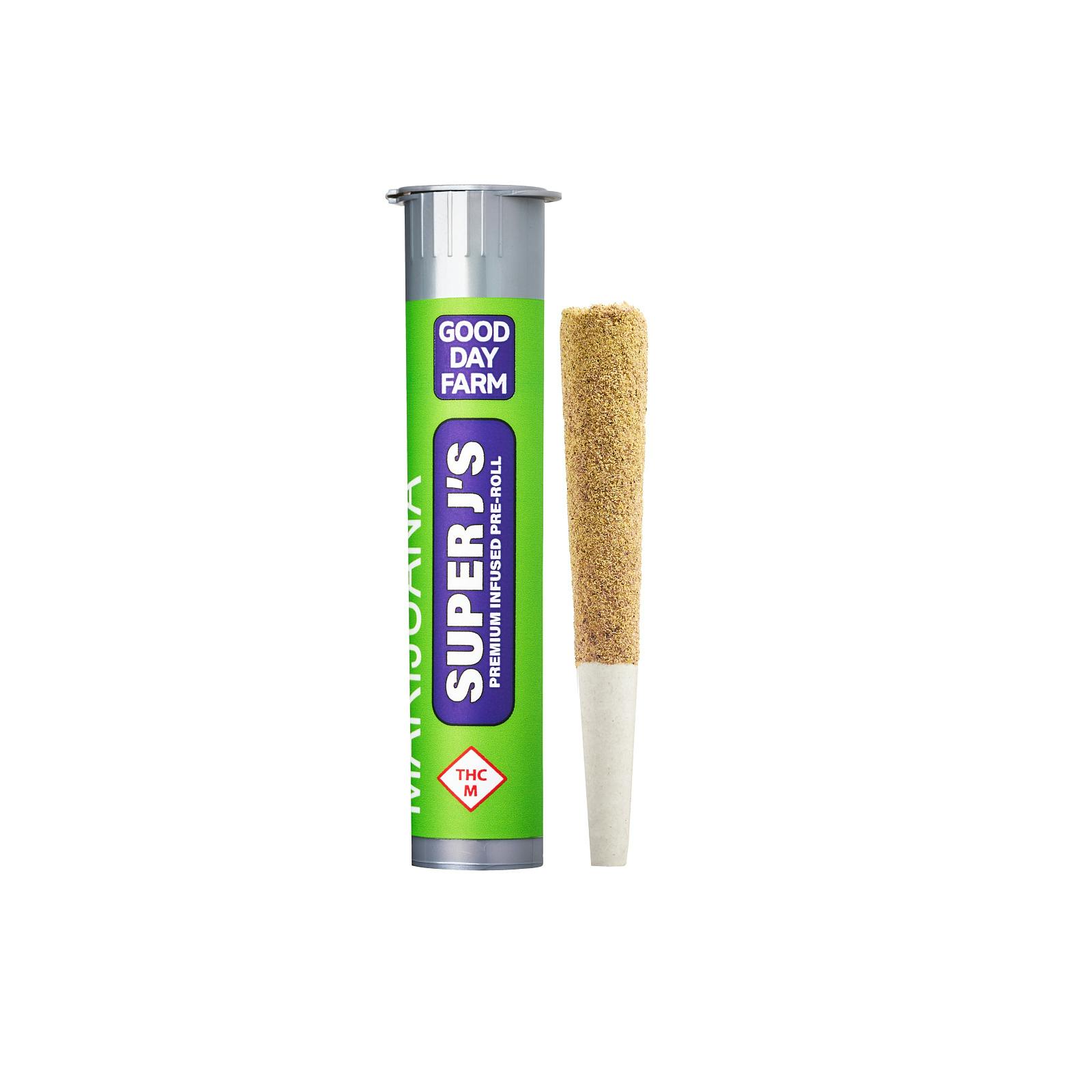 GDF: Infused Pre-Roll | Grape x Cookies & Cream | Super J's | 1g by Good Day Farm