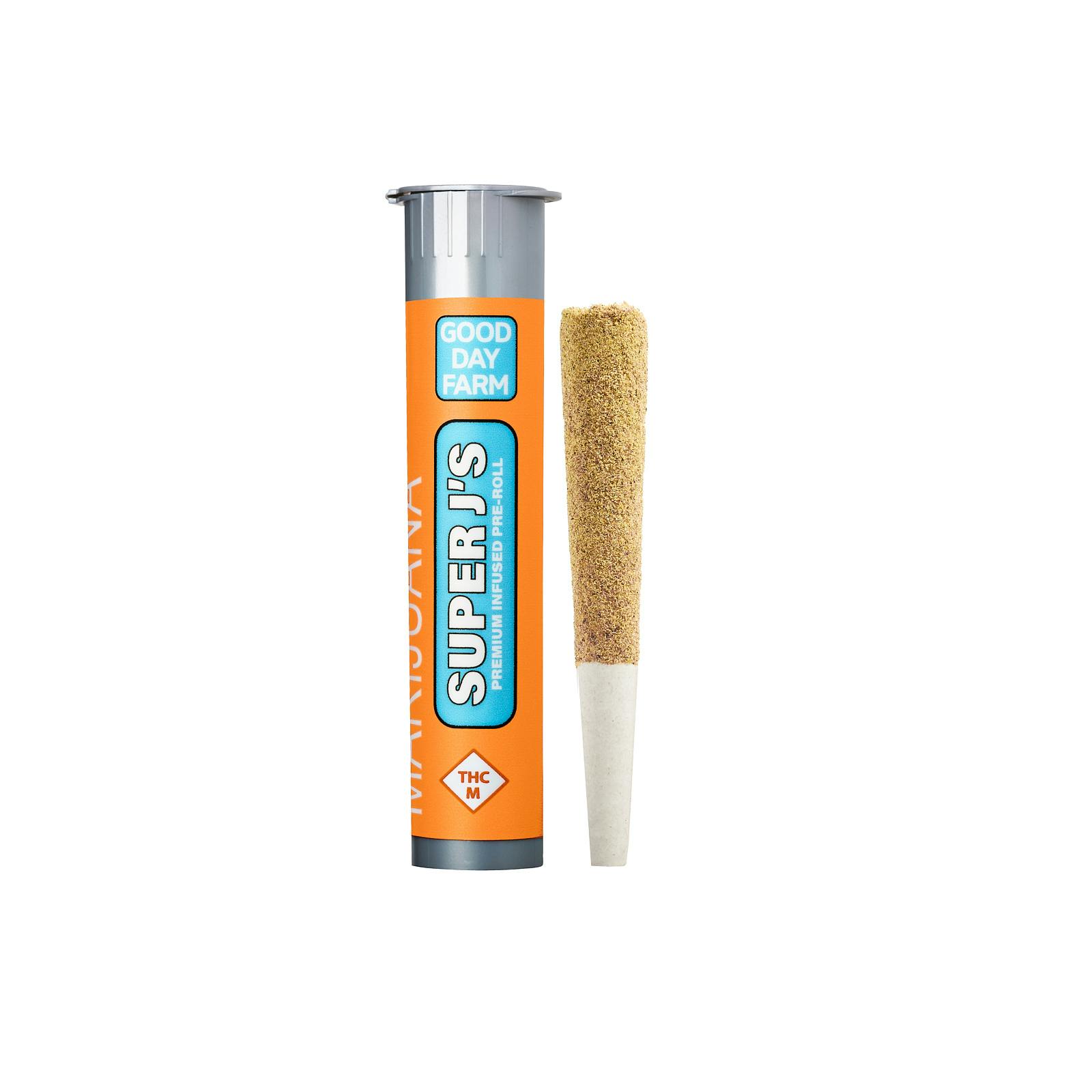 GDF: Infused Pre-Roll | Tropical x Rainbow Belts | Super J's | 1g