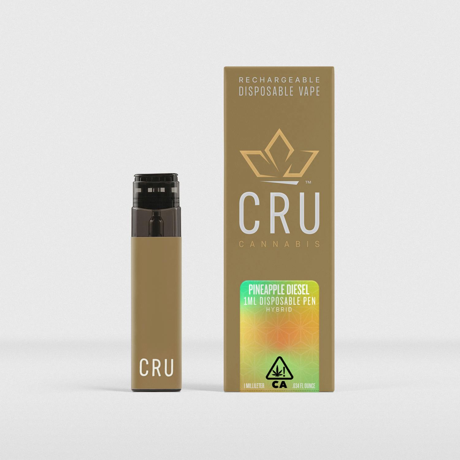 Pineapple Diesel (1ml Disposable Pen) CRU Cannabis