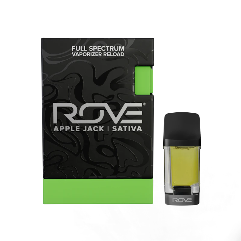 Rove Apple Jack · Melted Diamond Live Resin Vaporizer · .85g (Reload) - NV, Cartridges