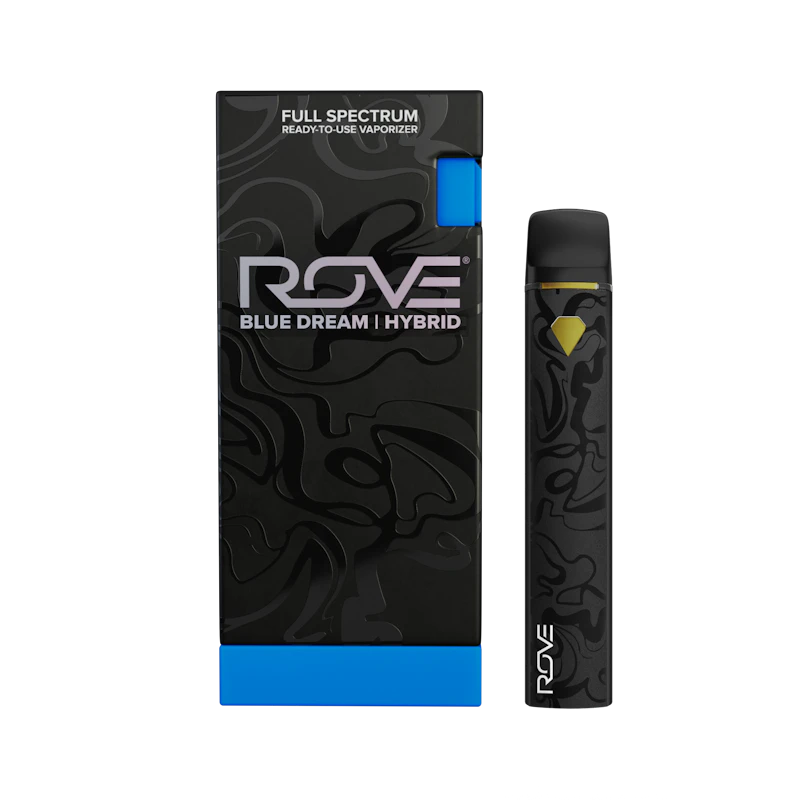 Rove Blue Dream · Melted Diamond Live Resin Vaporizer · .85g (Ready-To-Use) NV, Disposables