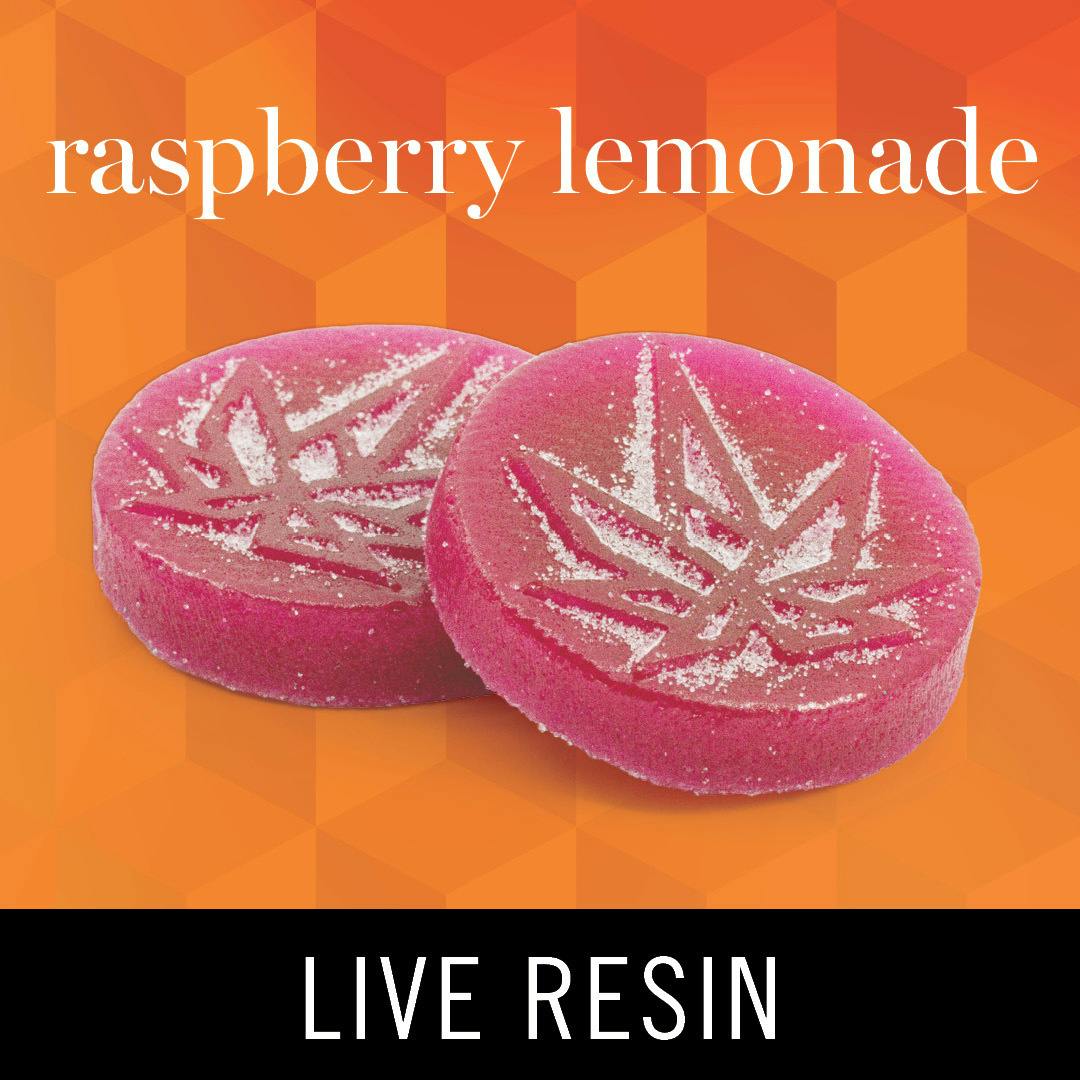 Raspberry Lemonade Live Resin Gummies (4 Pack) - 200mg by Levitate