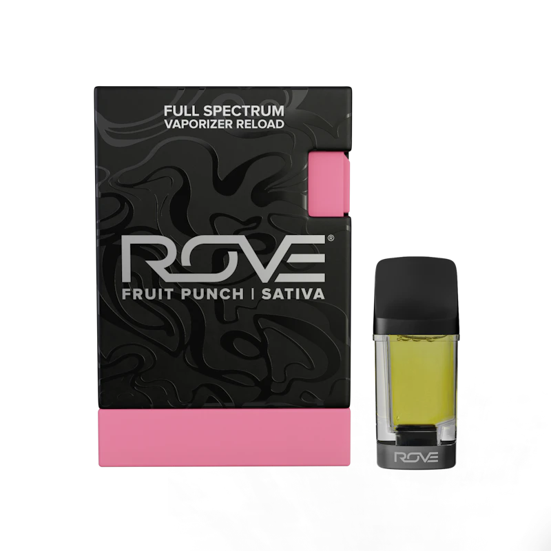 Rove Fruit Punch · Melted Diamond Live Resin Vaporizer · .85g (Reload) NV, Cartridges