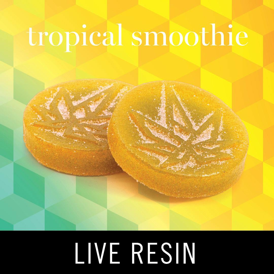 Tropical Smoothie Live Resin Gummies (4 Pack) - 200mg by Levitate