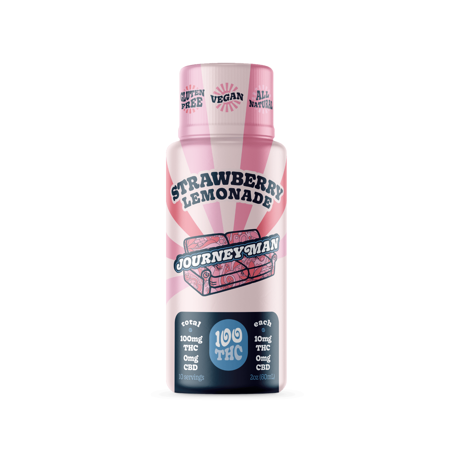 Strawberry Lemonade (100mg THC) [2oz]