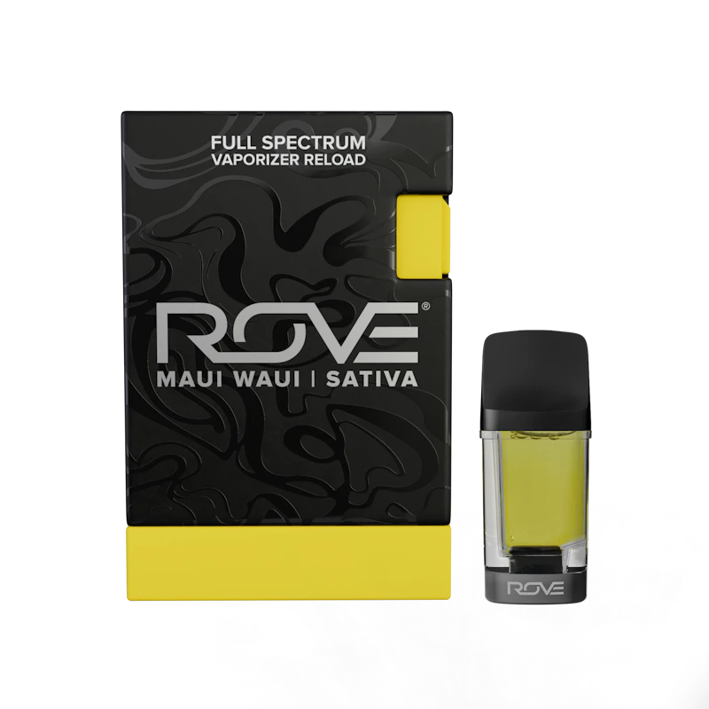Rove Maui Waui · Melted Diamond Live Resin Vaporizer · .85g (Reload) NV, Cartridges
