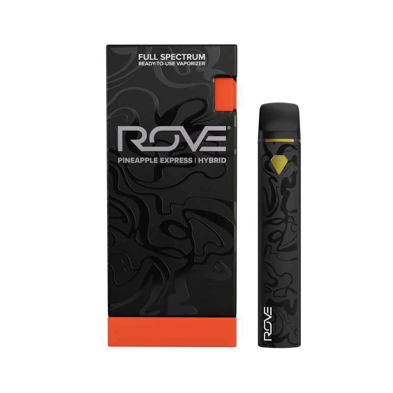 Rove Pineapple Express · Melted Diamond Live Resin Vape · .85g (Ready-to-Use), Disposables