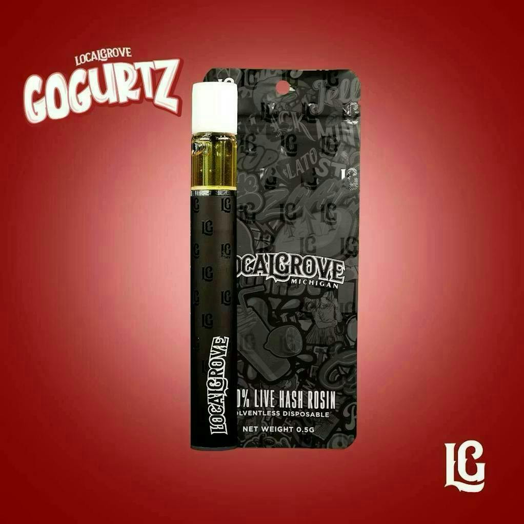 Gogurtz | Live Hash Rosin Disposable | 0.5G by Local Grove