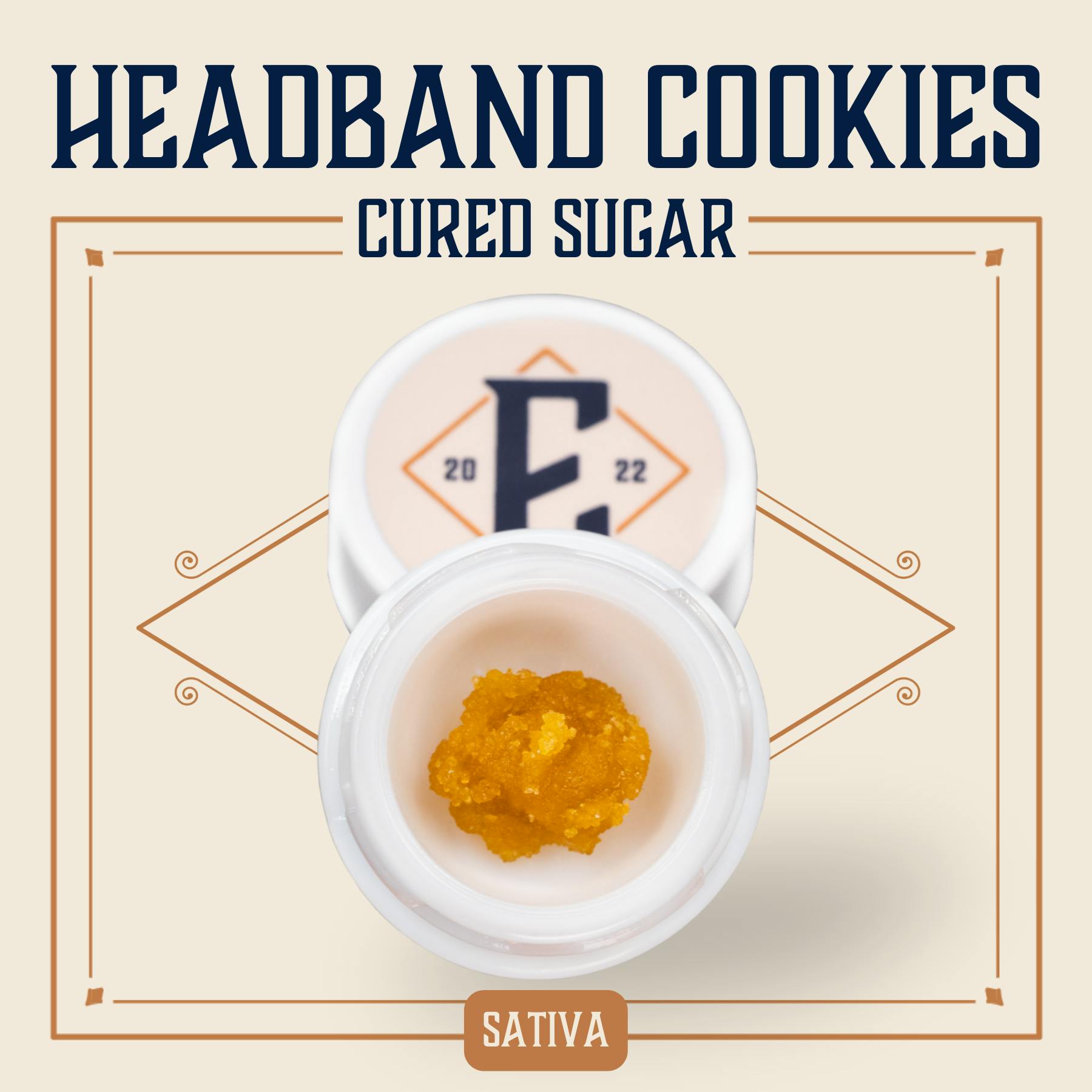 Headband Cookies - 1g Cured Sugar