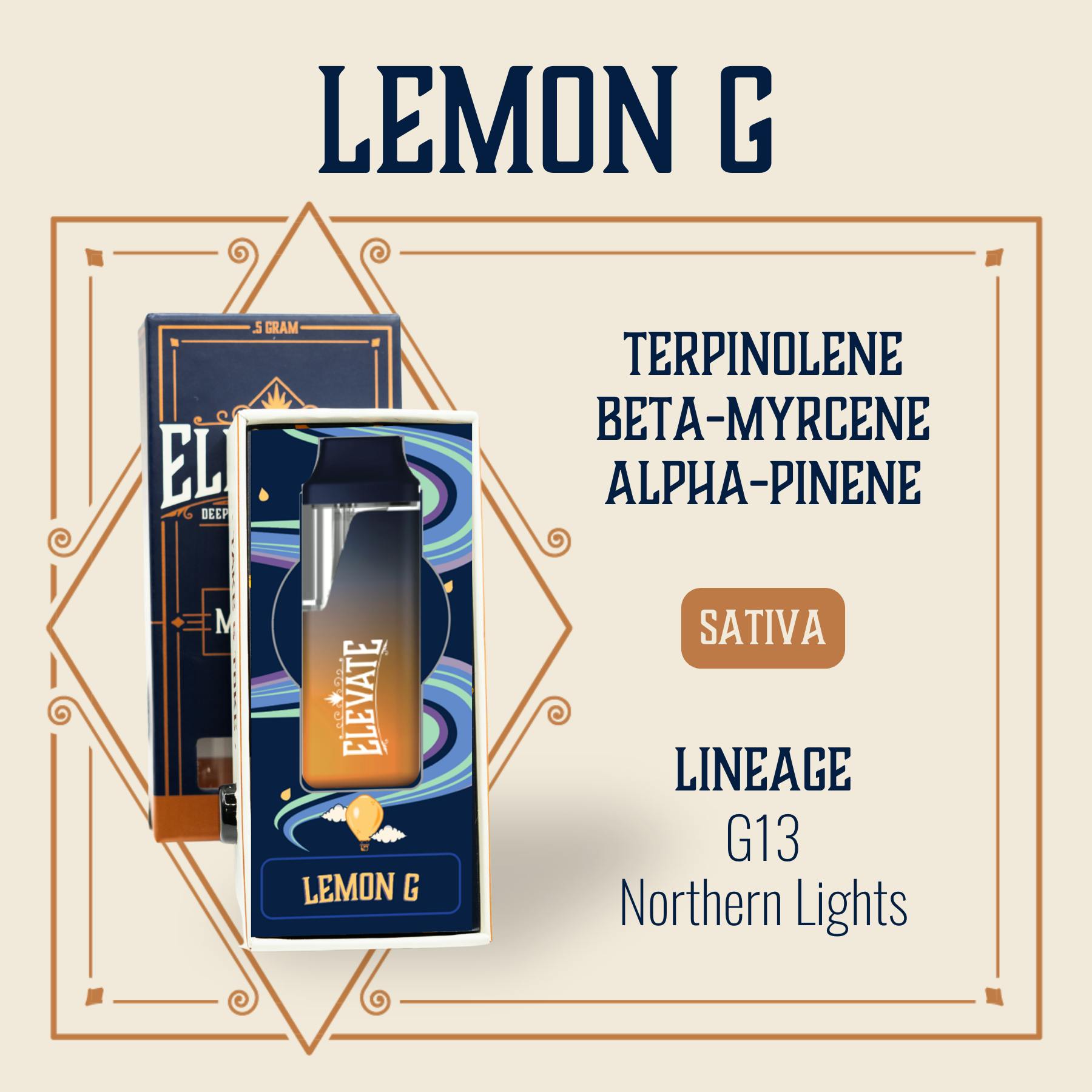 Lemon G - 0.5g Disposable