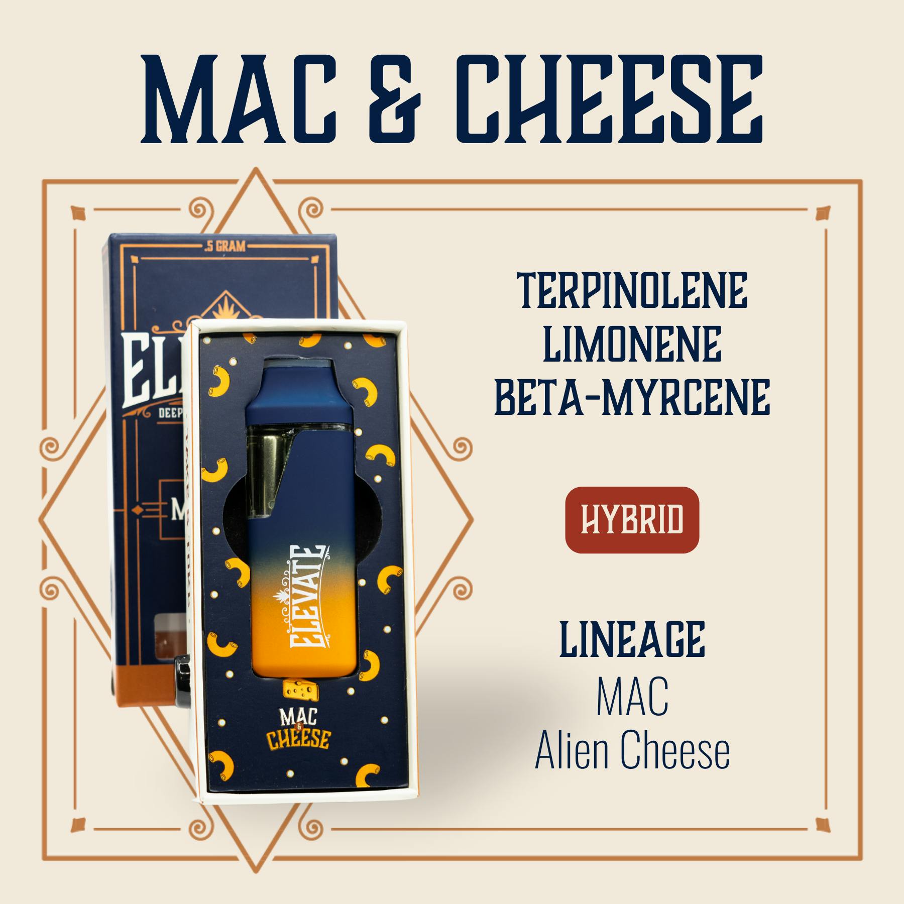 Mac & Cheese - 0.5g Disposable