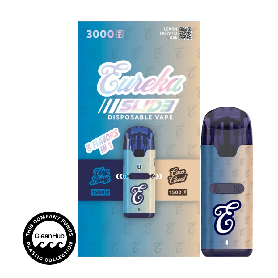 3g SLID3 3g FUSION Disposable - Very Berry x Coco Cloud - EUREKA