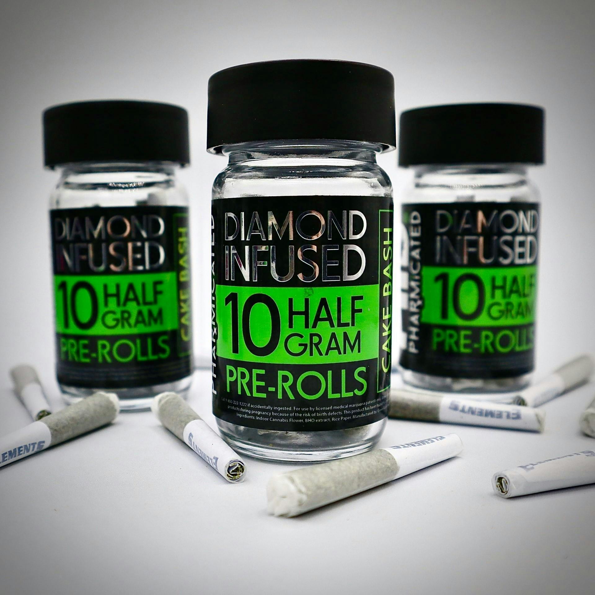PhD 0.5G Diamond Infused 10 Pack - Cake Bash