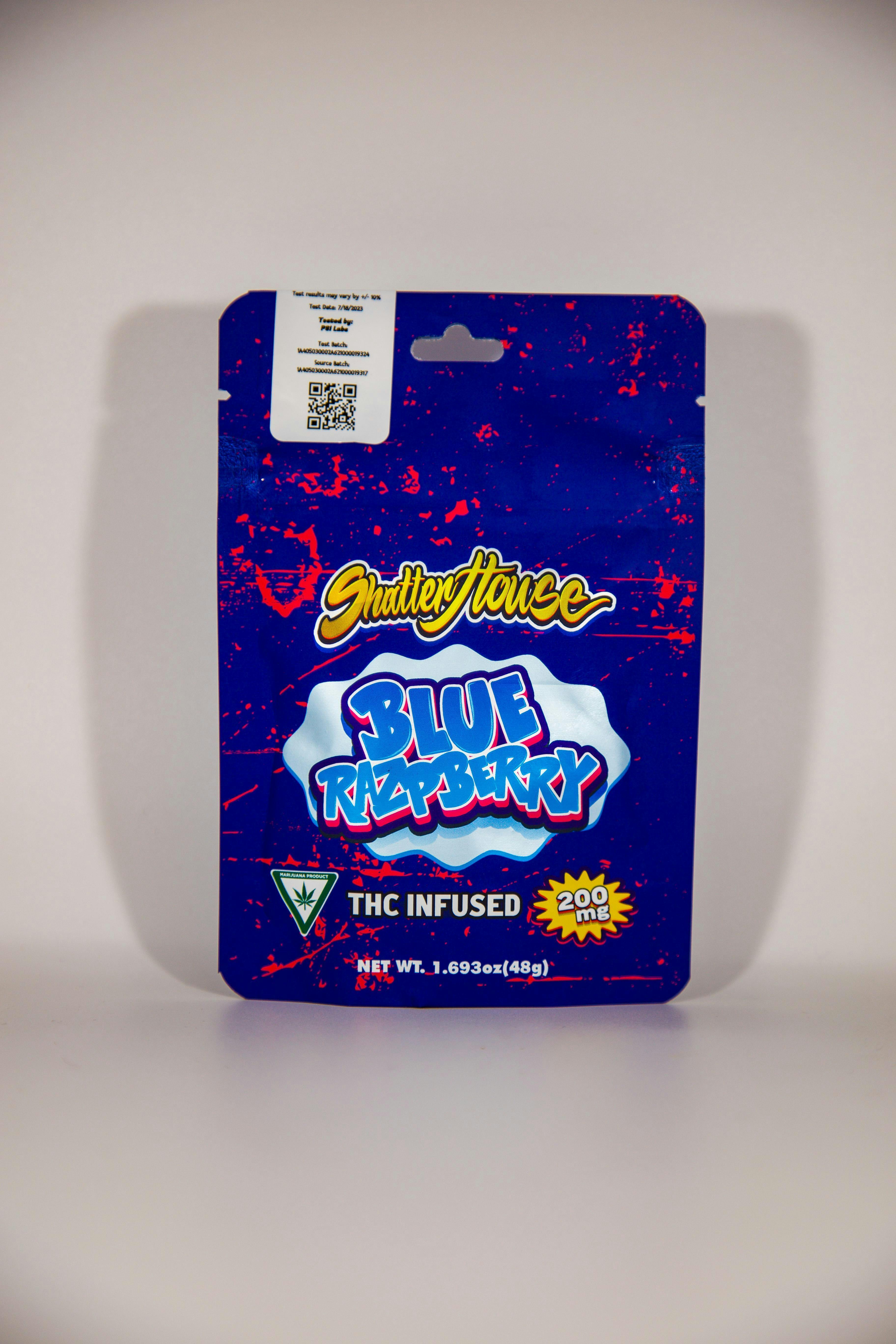 SHATTER HOUSE | Blue Raz 200mg Gummies