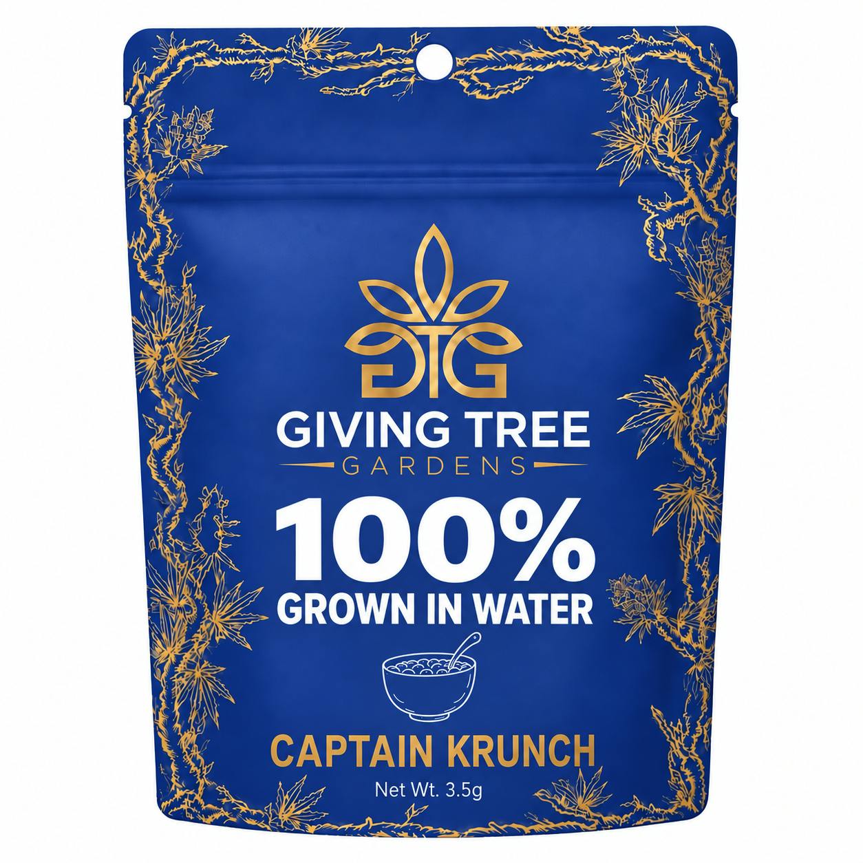 Captain Krunch – 3.5G Pre-Pack Flower | 100% WATER GROWN • TRUE HYDRO by Giving Tree Gardens