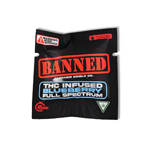 Banned - Banned - BLUEBERRY SINGLE GUMMY - 200MG