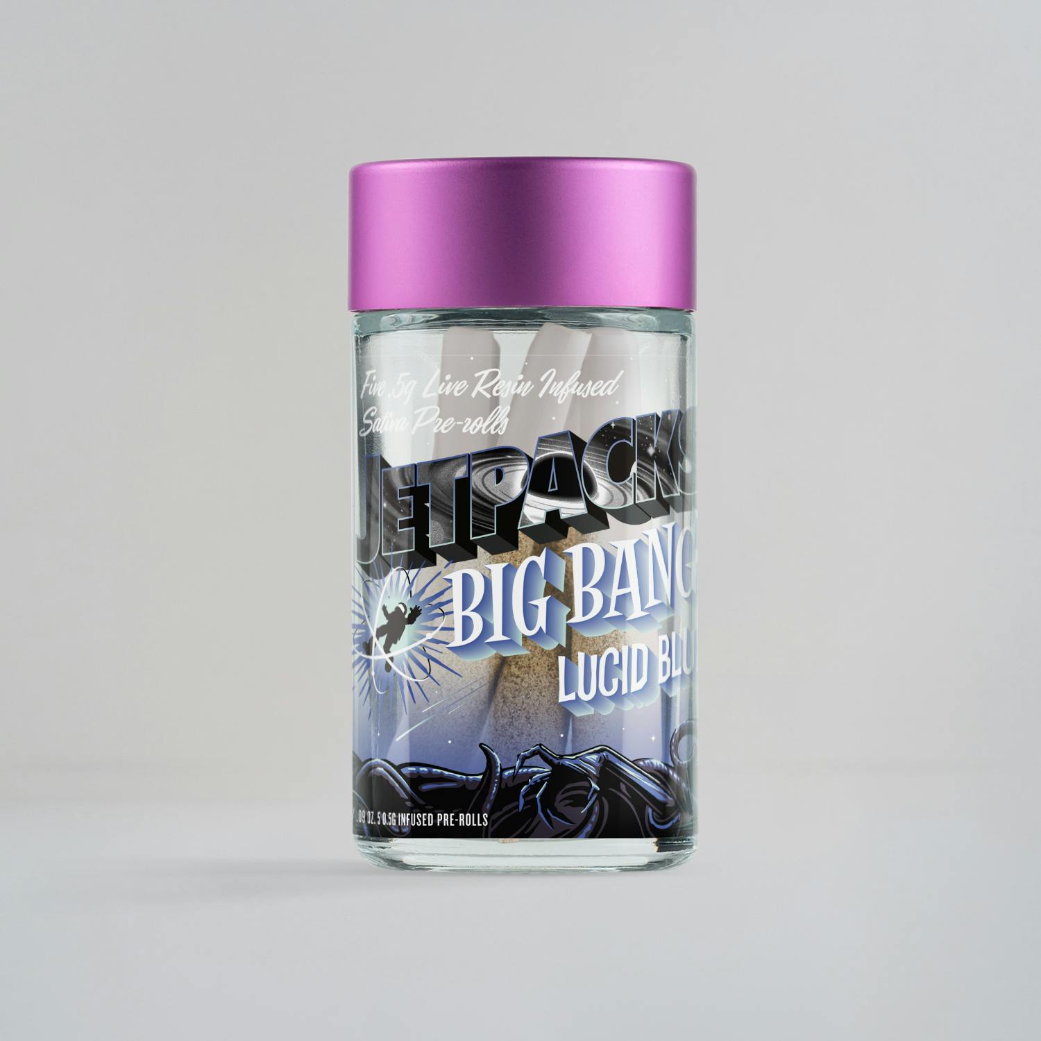 Lucid Blue Big Bang (2.5G Infused Pack, Live Resin & THCA Diamond)