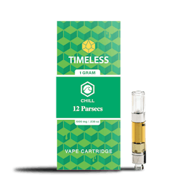 Timeless 12 Parsecs 1000mg Vape Cartridge (Chill)