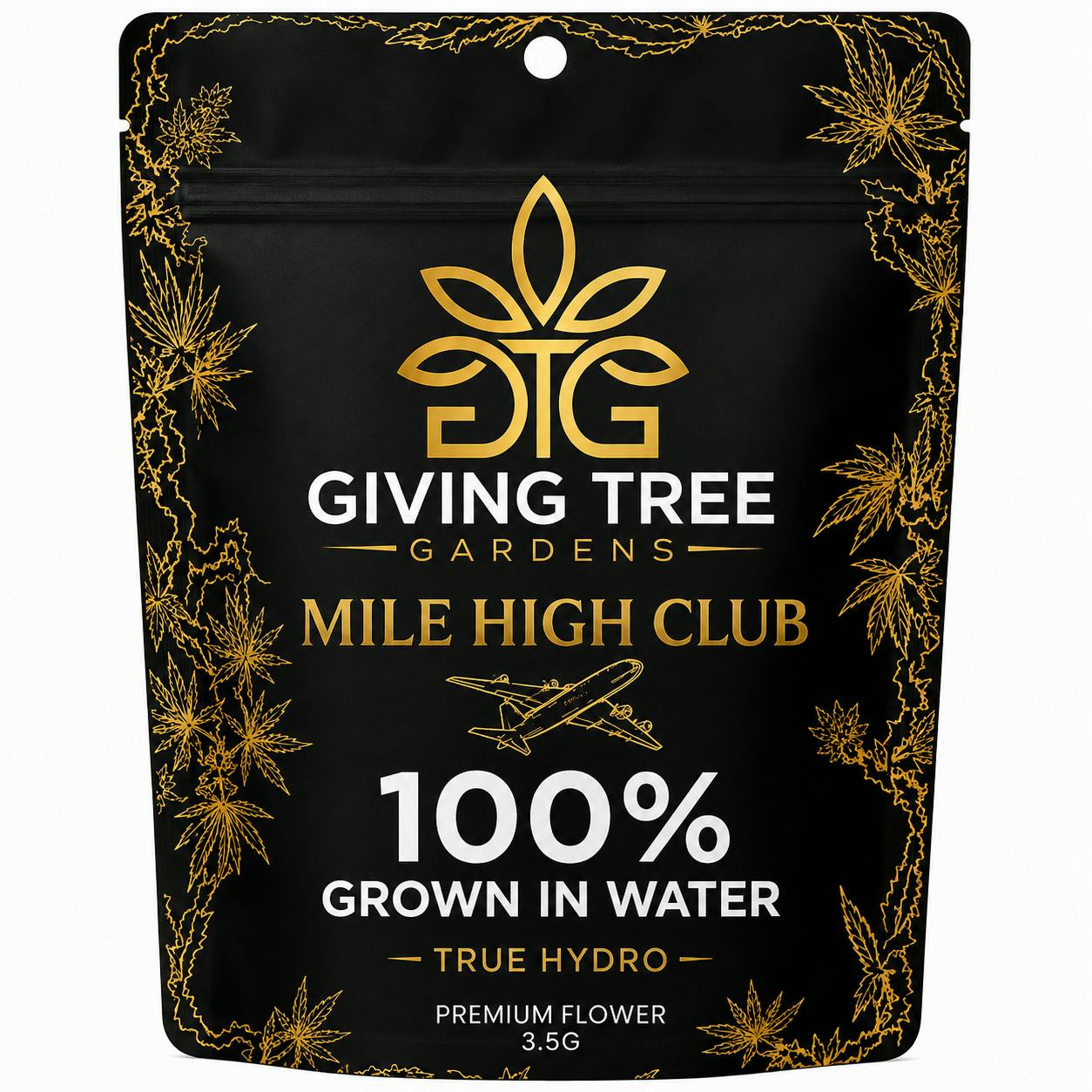 Mile High Club – 3.5G Pre-Pack Flower | 100% WATER GROWN • TRUE HYDRO by Giving Tree Gardens