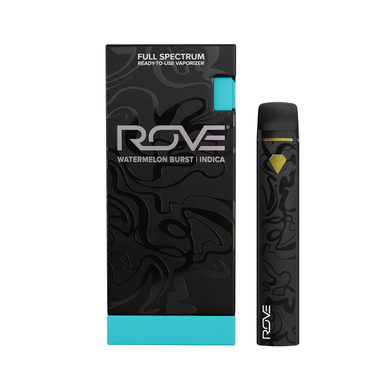 Rove Watermelon Burst · Melted Diamond Live Resin Vaporizer · 1.0g(Ready-To-Use), Disposables