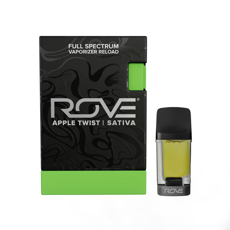 Rove Apple Twist · Melted Diamond Live Resin Vaporizer · 1.0g (Reload) AZ, Cartridges