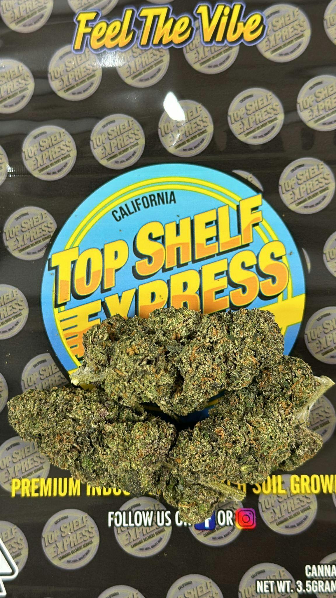 Top Shelf Express Blue Burstz Premium Oz (28g) Weedmaps