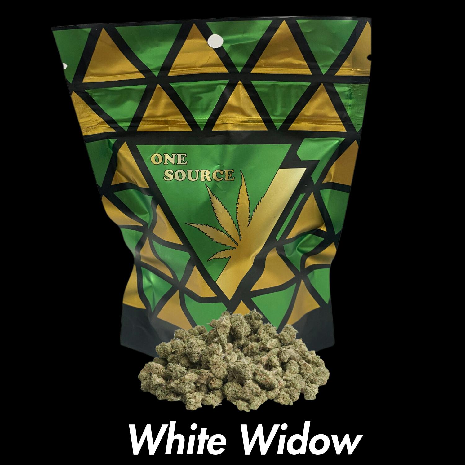 WHITE WIDOW – 7 GRAM GRINDER READY BUDS PACKAGE