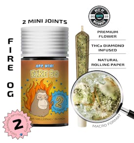 Fire OG (Indica) — 2 Mini joints infused (1g | 0.5g each)