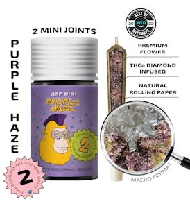 Purple Haze (Sativa) — 2 Mini joints infused (1g | 0.5g each)