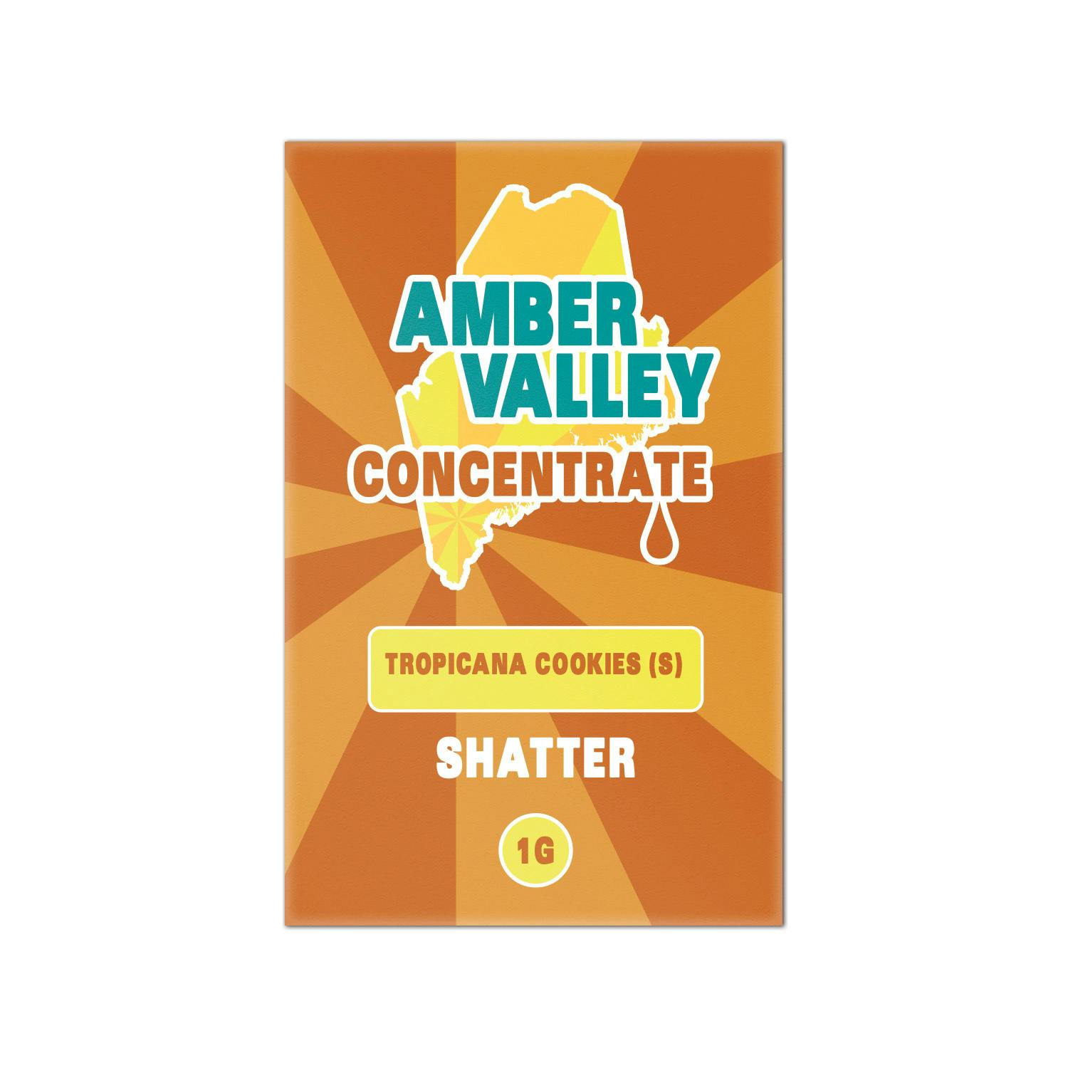 Amber Valley Amber Valley 1G Concentrate Tropicana Cookies (Shatter