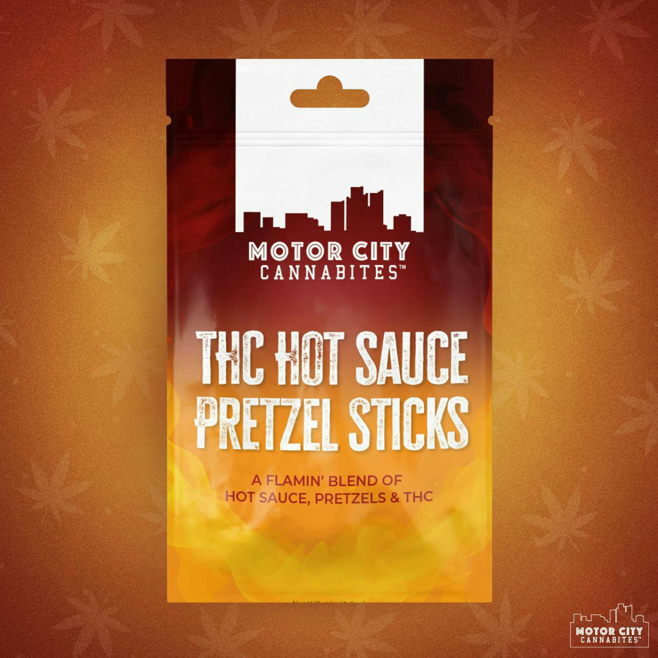 THC Hot Sauce Pretzel Sticks