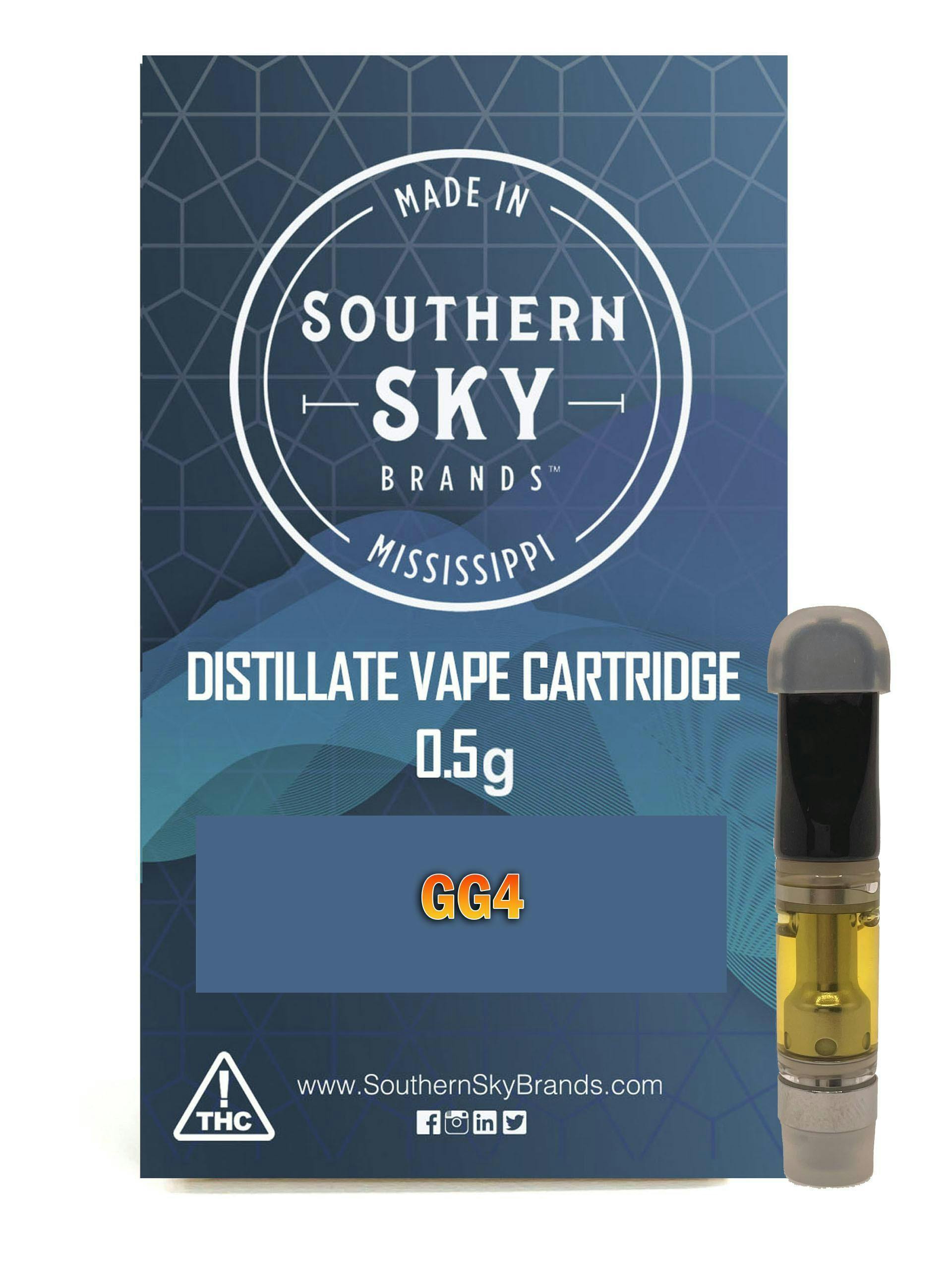 GG #4 THC Vape - 0.5g by Southern Sky Brands