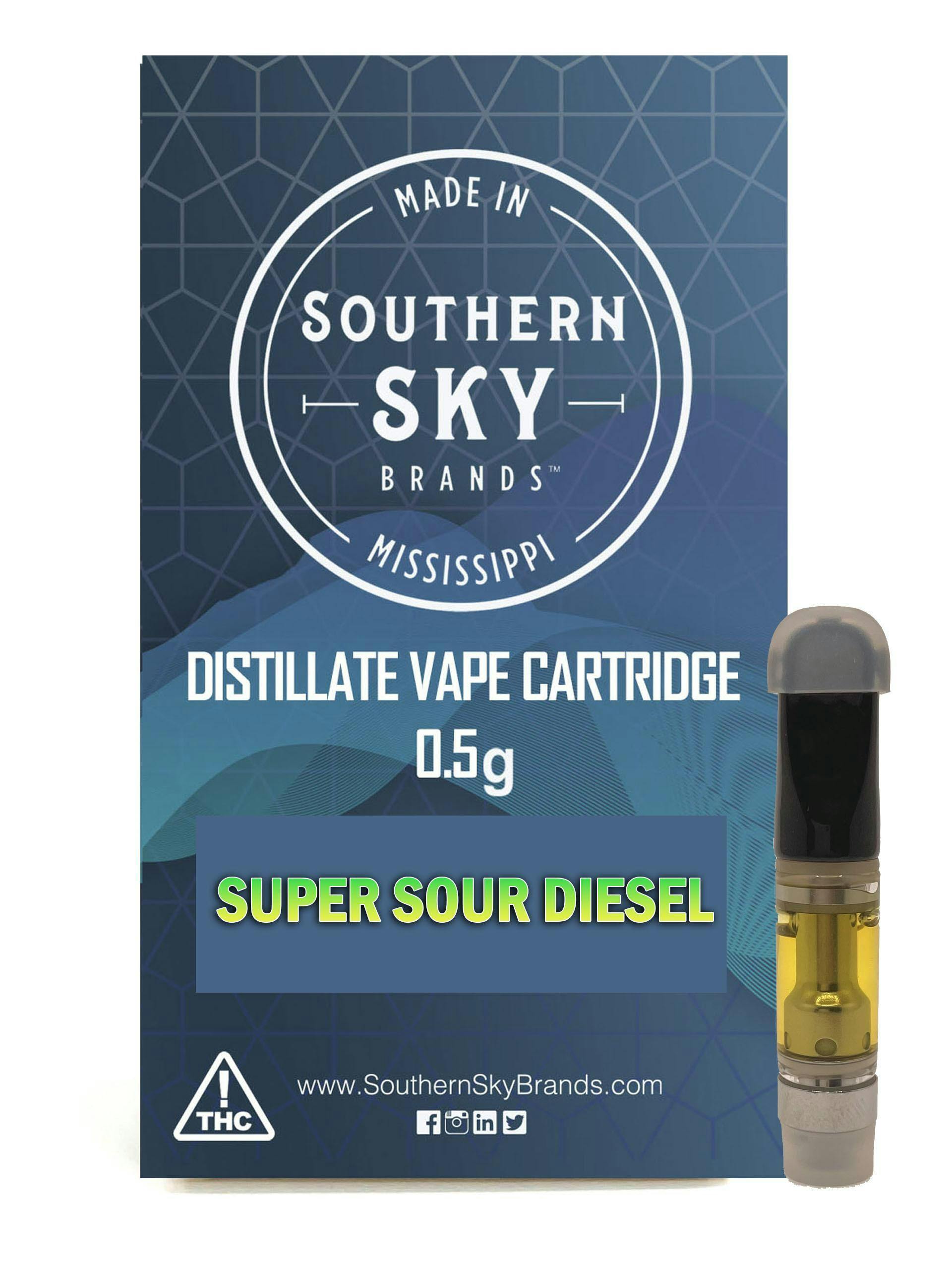 Super Sour Diesel THC Vape - 0.5g