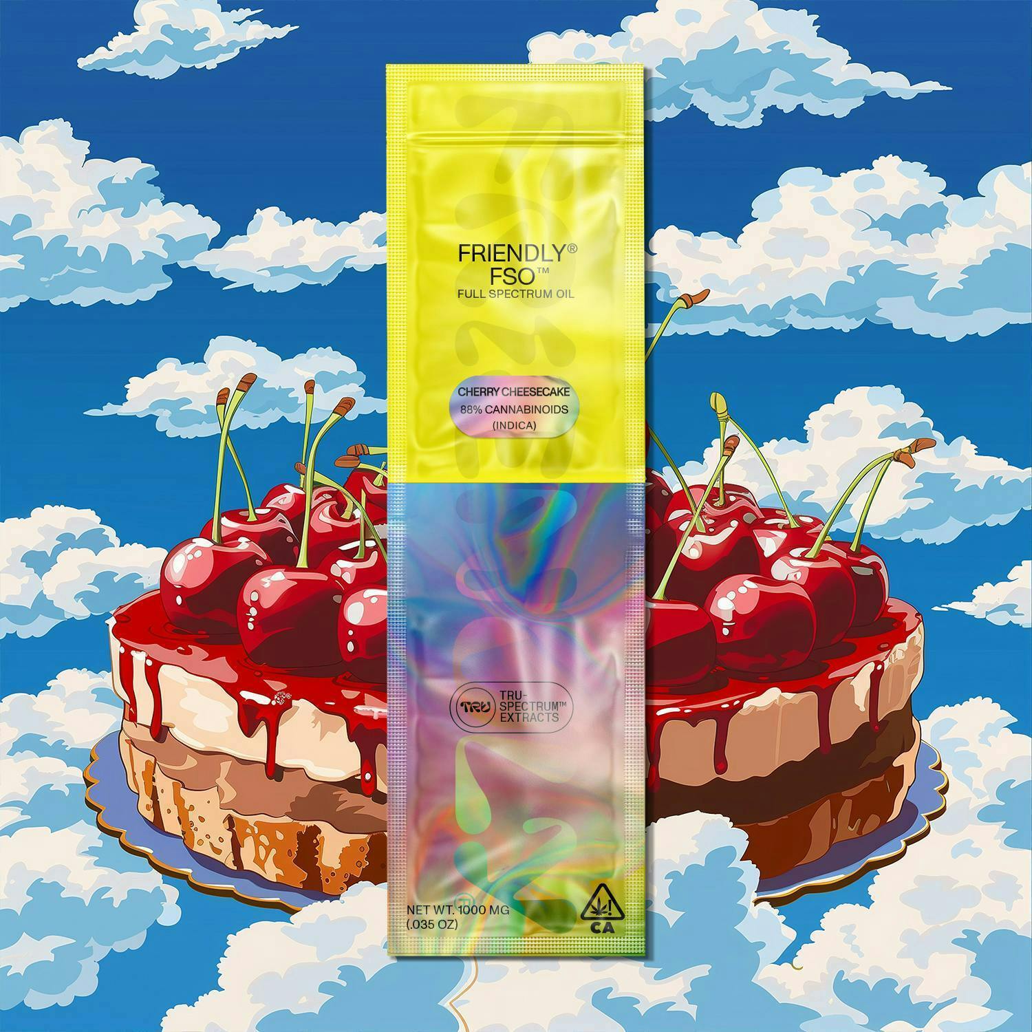 Friendly Brand | FSO Applicator | Cherry Cheesecake | Extract Oils | 1g