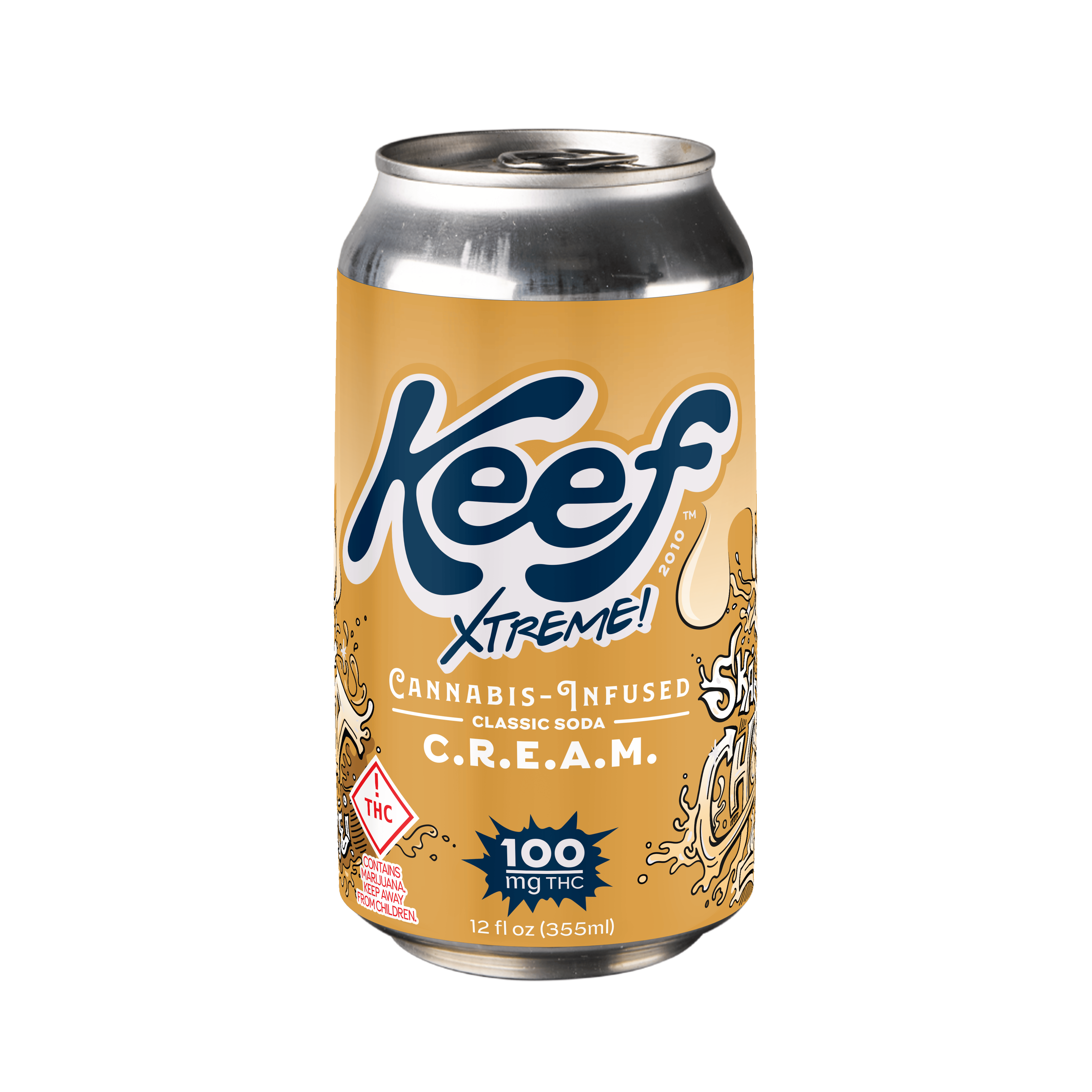 Keef Classic Soda Xtreme Bubba Kush Root Beer | 100mg