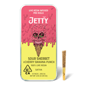 JETTY | SOUR SHERBET X CHERRY BANANA PUNCH - 10PK INFUSED | PREROLL | 3.5G