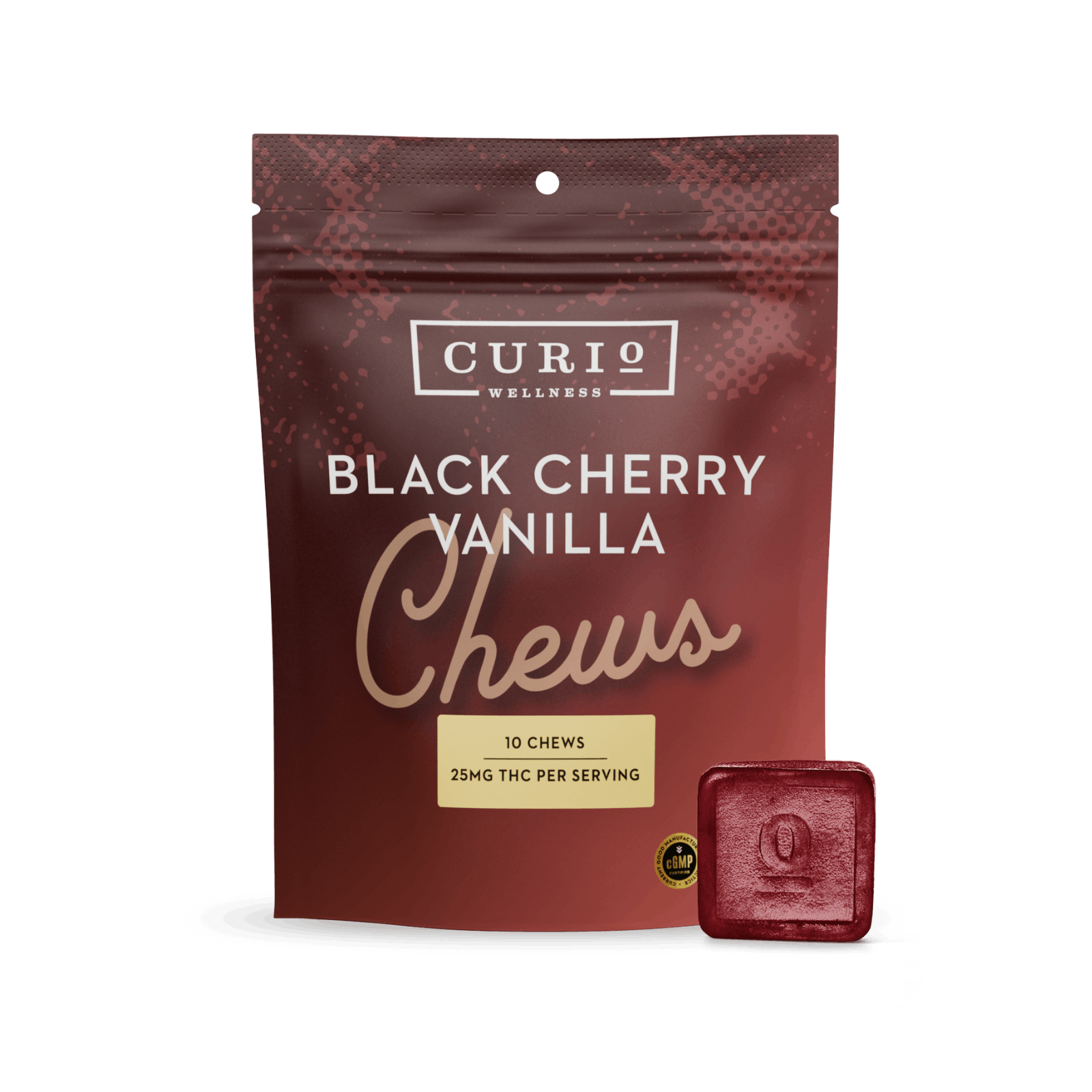 Black Cherry Vanilla Chews | 250mg | 10ct | 25mg/ea